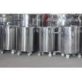 stainless steel storage tank with universal wheel